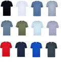 Mens Slazenger 100% Cotton Plain Crew Neck T Shirt XS S M L XL XXL 3XL 4XL BNWT
