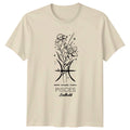 Rebirth Sympathy Creative Pisces Daffodil T-Shirt Pisces Birth Flower Zodiac