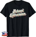 School Librarian Bookworm Library Worker Book Cataloger T-Shirt