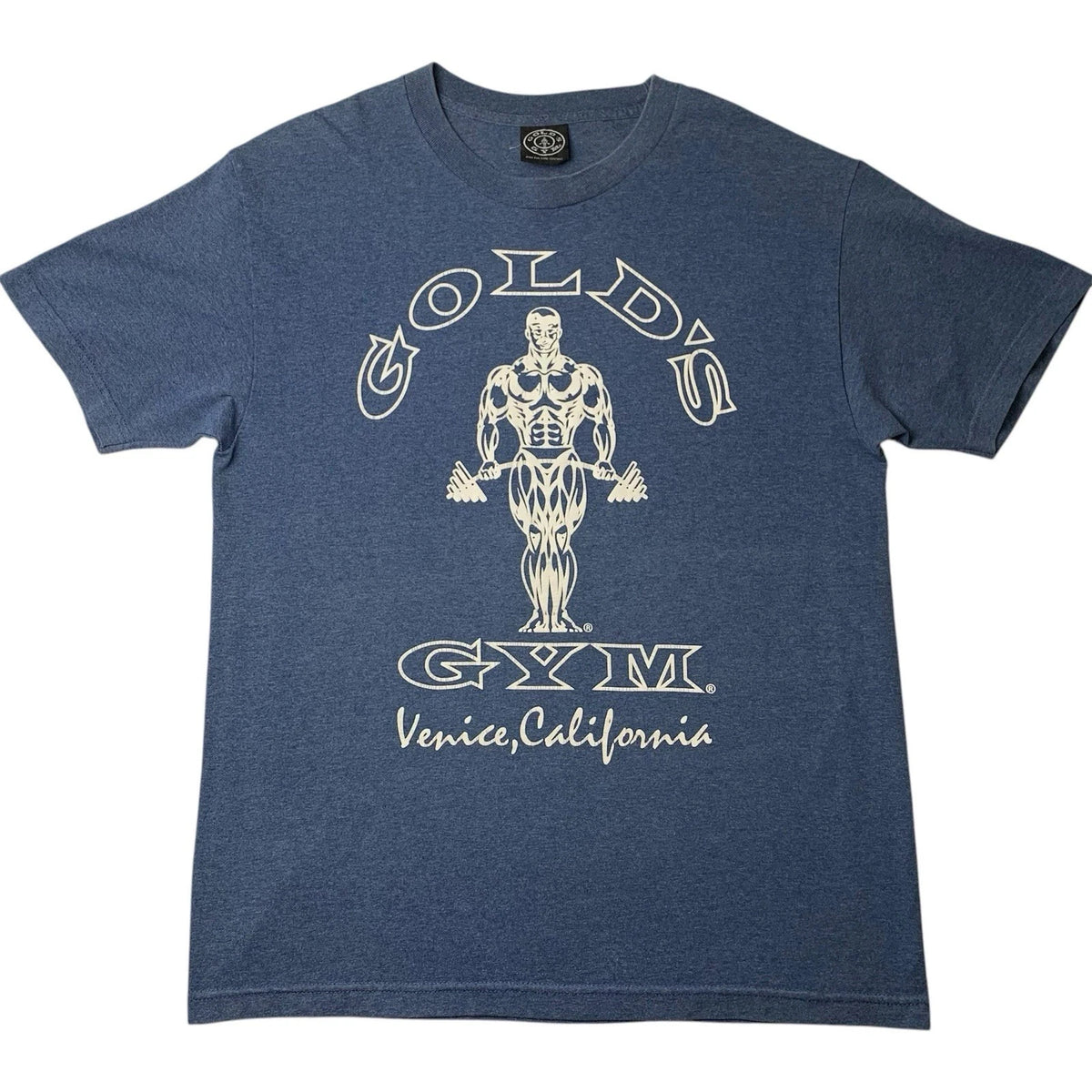 Vintage Gold’s Gym T-Shirt Men’s Bodybuilding Workout Fitness Muscle Tee S-5XL Image 1 of 3
