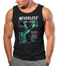 Mens Tank Top Text Print Print South Beach Techwear Fashion Street Style