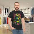 Japanese Punk Demon Girl Neon Horror Graphic T-Shirt Unisex