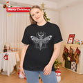 Surreal Death Moth Sacred Geometry Gothic T-Shirt