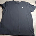 Abercrombie & Fitch Mens Soft A&F Collection V-Neck Moose Logo Tee Black Small