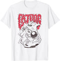 CatDog Heavy Metal Logo Cartoon T-Shirt