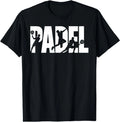 Cool Padel Design for Men Racket Sport Padel Players T-Shirt