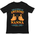 This is What an Awesome Nanna Looks Like T Shirt - Gift for Men, Women, kids
