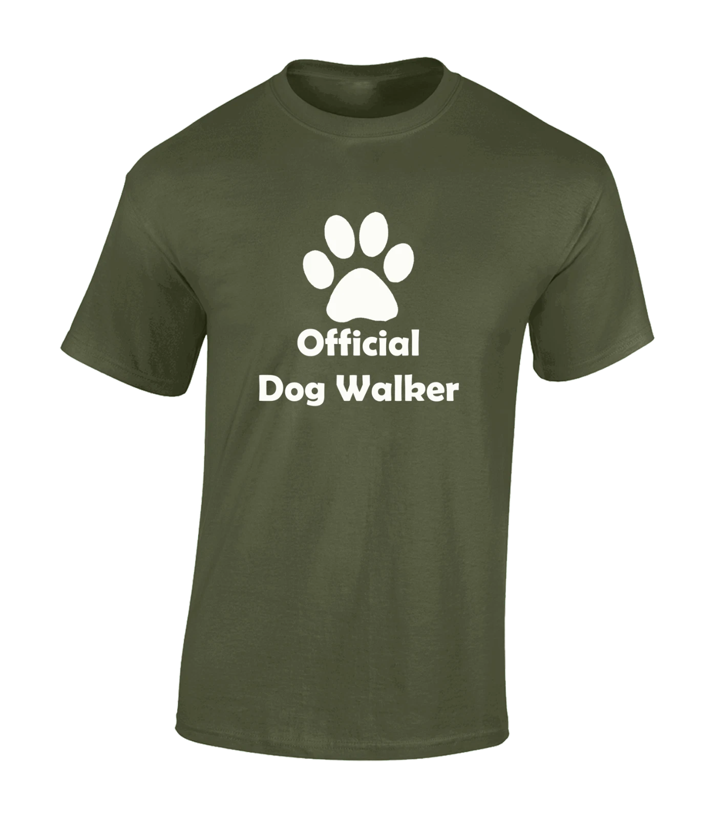 OFFICIAL DOG WALKER MENS T SHIRT COOL DOG LOVER ANIMAL CUTE DESIGN GIFT IDEA TOP