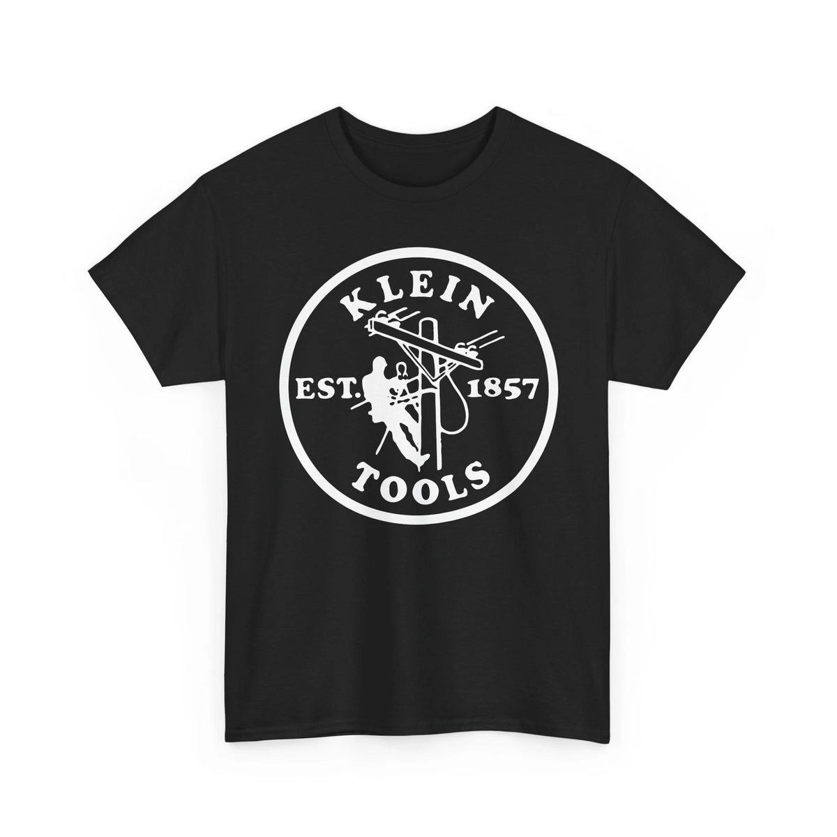 Electrician Logo Mens Tools Electrical Shirt for Men Unisex Heavy Cotton Tshirt Image 1 of 4
