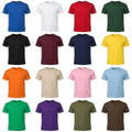 Mens Heavyweight Cotton Crew Neck T-Shirt Plain Short Sleeve Tee S-2XL