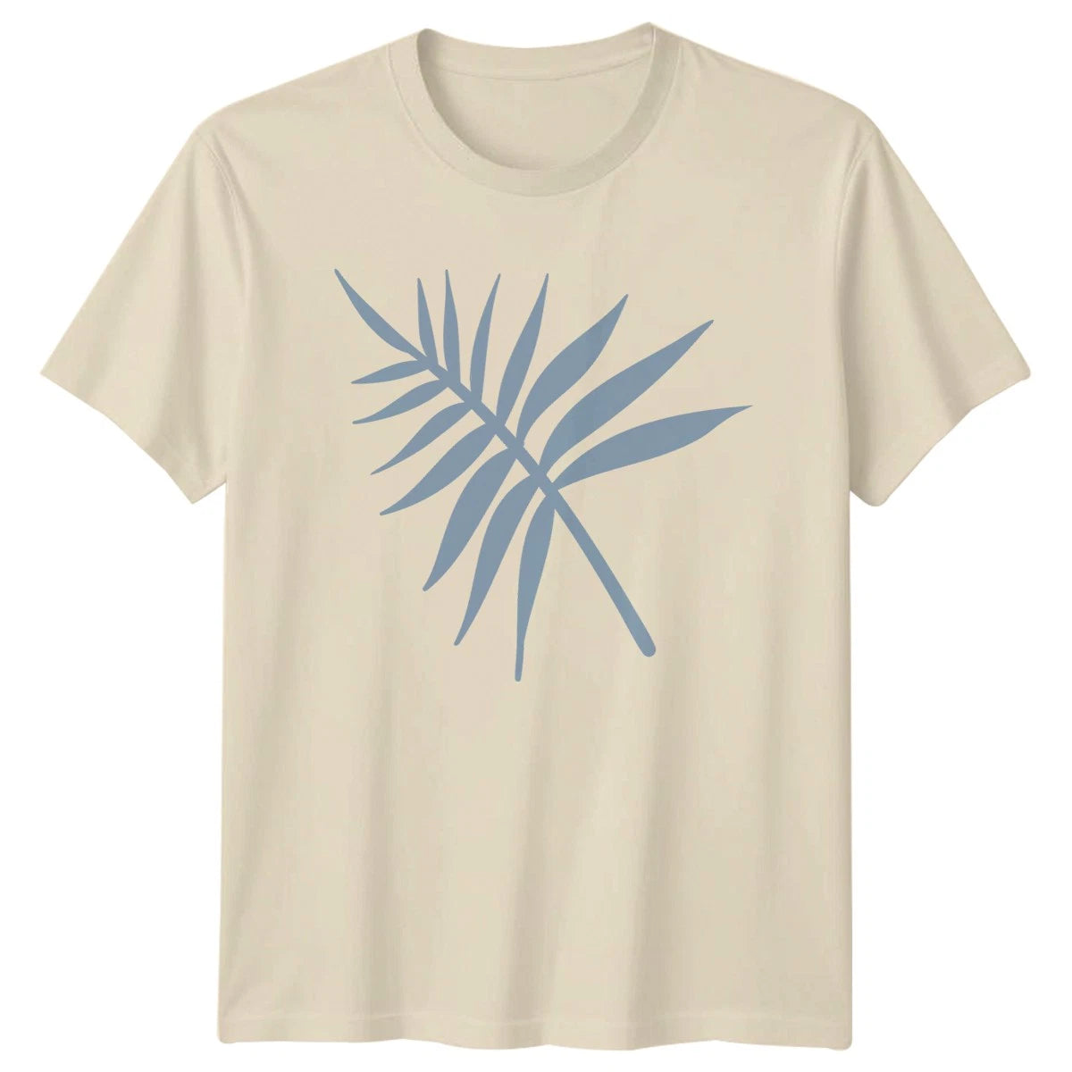 Minimalist Tropical Palm Leaf Art T-Shirt Palm Leaf Botanical Birthday Gift