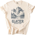FITIN Glacier National Park T-Shirt - Vintage Mountain Goat Crewneck for Nature