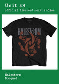 Halestorm - Bouquet - Black T-Shirt Official Licenced Merchandise