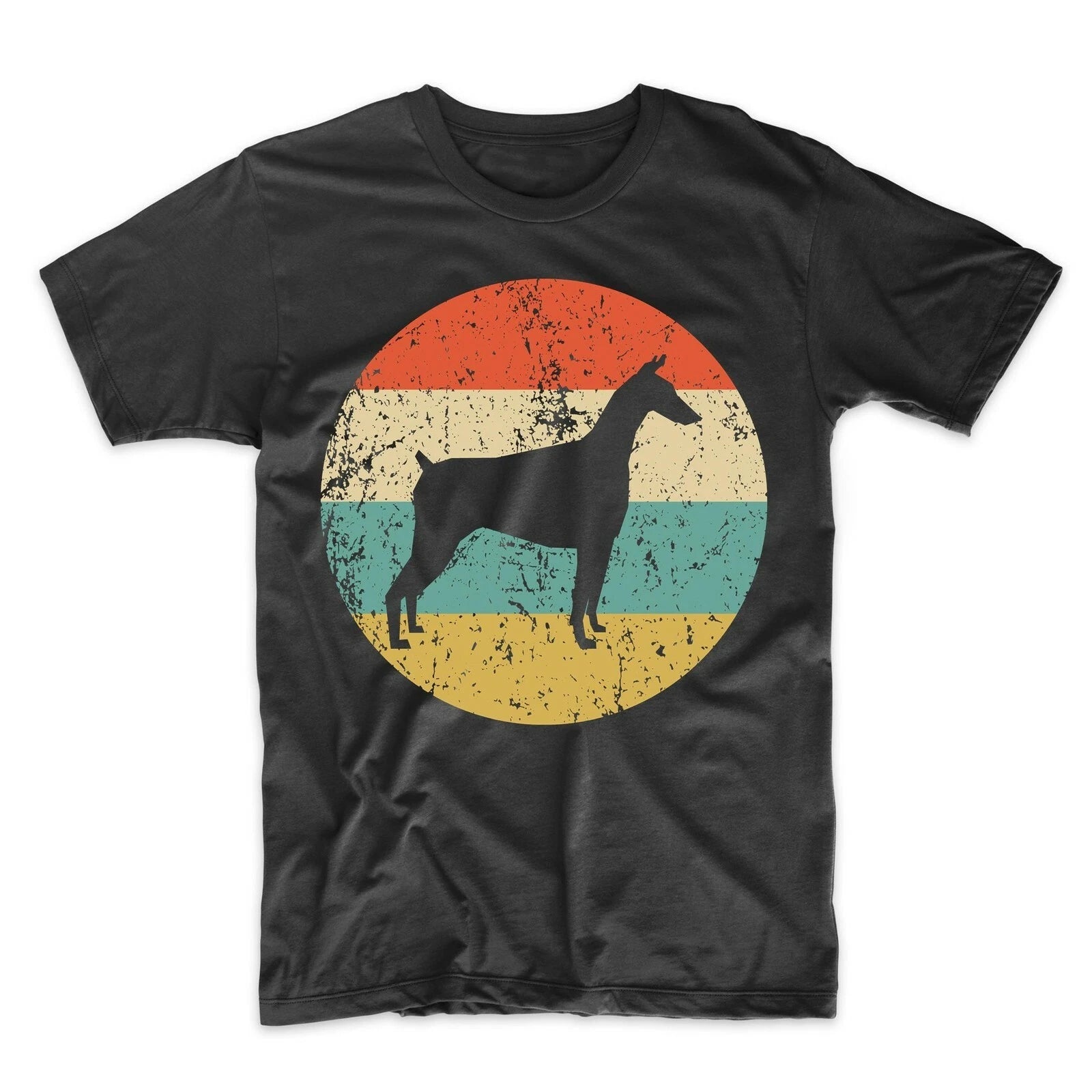 Doberman Shirt - Vintage Retro Doberman Men's T-Shirt - Dog Icon Shirt