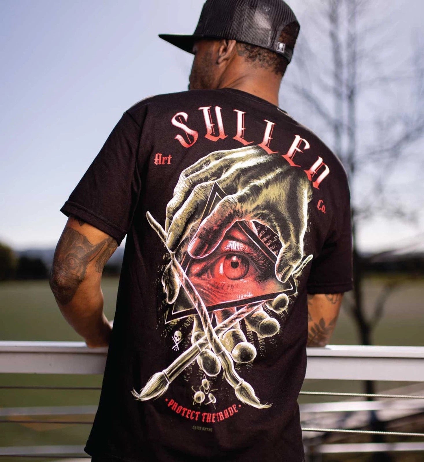 SULLEN CLOTHING ILLUMINATI DAVID KOKOT TATTOO ART STANDARD T-SHIRT