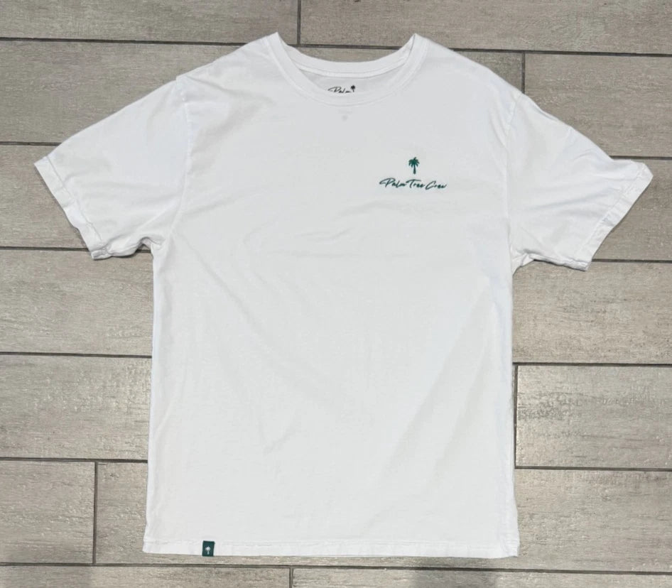 Palm Tree Crew Signature Palm Script Tee Size L