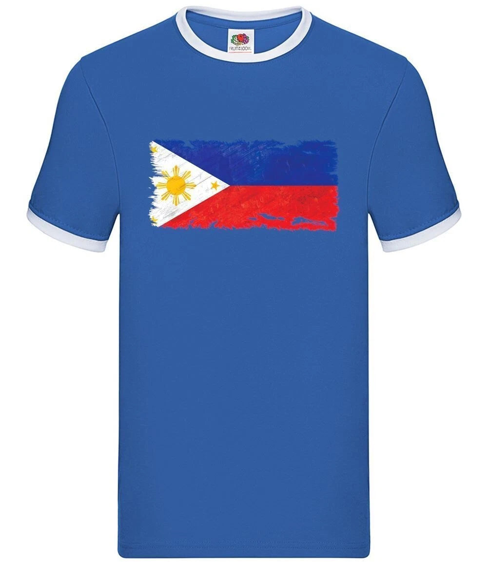 Philippines Grunge Flag - Men Contrast - Filipino Country Manila Asia