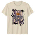 Spooky Girl Womens T-Shirt Halloween Aesthetic Gift For Her