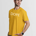 DOPE UnisexTshirt-Simple Minimal Printed One Liner