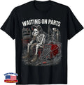 Welder Waiting On Parts T-Shirt Skeleton Halloween Welding Humor Gift
