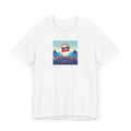 Haiti Flag Mountains Graphic T-Shirt | Caribbean Pride