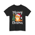 Meowy Christmas T-Shirt - Cute Cat & Tree Holiday Design, Festive Image 1 of 3
