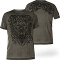 Men's Affliction Live Fast Counter Strike Gray Premium Y2K Tee T-Shirt S-4XL