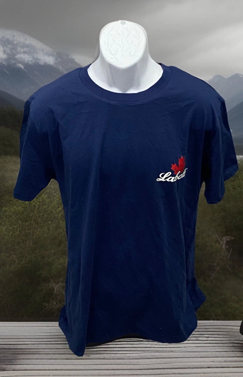 Labatt Blue And Labatt Blue Light T Shirt Size L Canadian Beer Official Merch