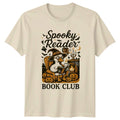 Spooky Reader Book Club T-Shirt Halloween Reading Halloween Gift For Him