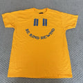 Dumbgood Men’s Yellow Blockbuster Be Kind Rewind T Shirt Large