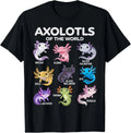 Cool Axolotl Kawaii Tee for Boys Girls Men - Axolotl kids T-Shirt Image 1 of 4