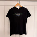 Modern Mens Small Big Rig Tees T-Shirt Black Graphic Trucker Flame Cotton