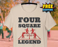 Four Square Shirt 4 Square Game Tee Recess Game Shirt Playground Gym Class Tee