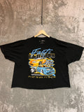 Fast & Furious Y2K Style T-Shirt Street Racing Graphic 3XL Black Boxy Fit
