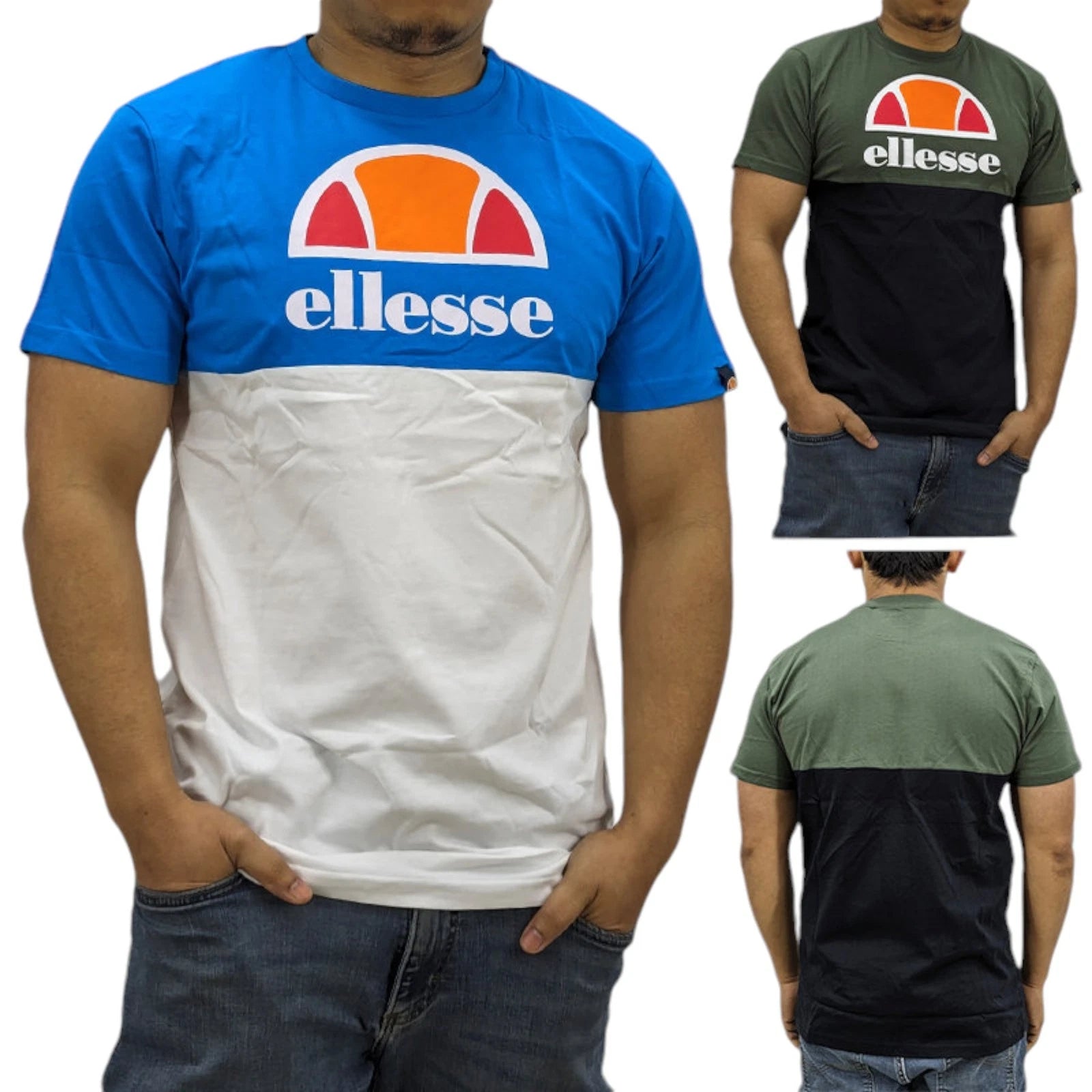 Ellesse Arbatax Men's Short Sleeve T Shirt Casual Soft Cotton Tee Top New XS-2XL