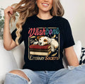 Wishbone Literary Society Est 1995 Book Lover Dog Vintage T-Shirt Image 1 of 4