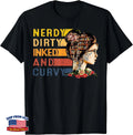 Vintage Books Lover Nerdy Tattooed Girl Dirty Inked Curvy T-Shirt Image 1 of 4
