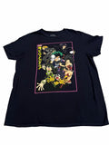 My Hero Academia Men’s Black Graphic Tee Crew Neck Short Sleeve Size L