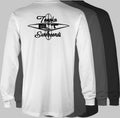 ET Ernie Tanaka Retro LONG SLEEVE T-Shirt surf surfing surfboard hawaii