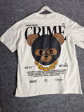 FSBN Shirt Mens XL Bear Graphic Partner In Crime Tee Streetwear Y2k N167