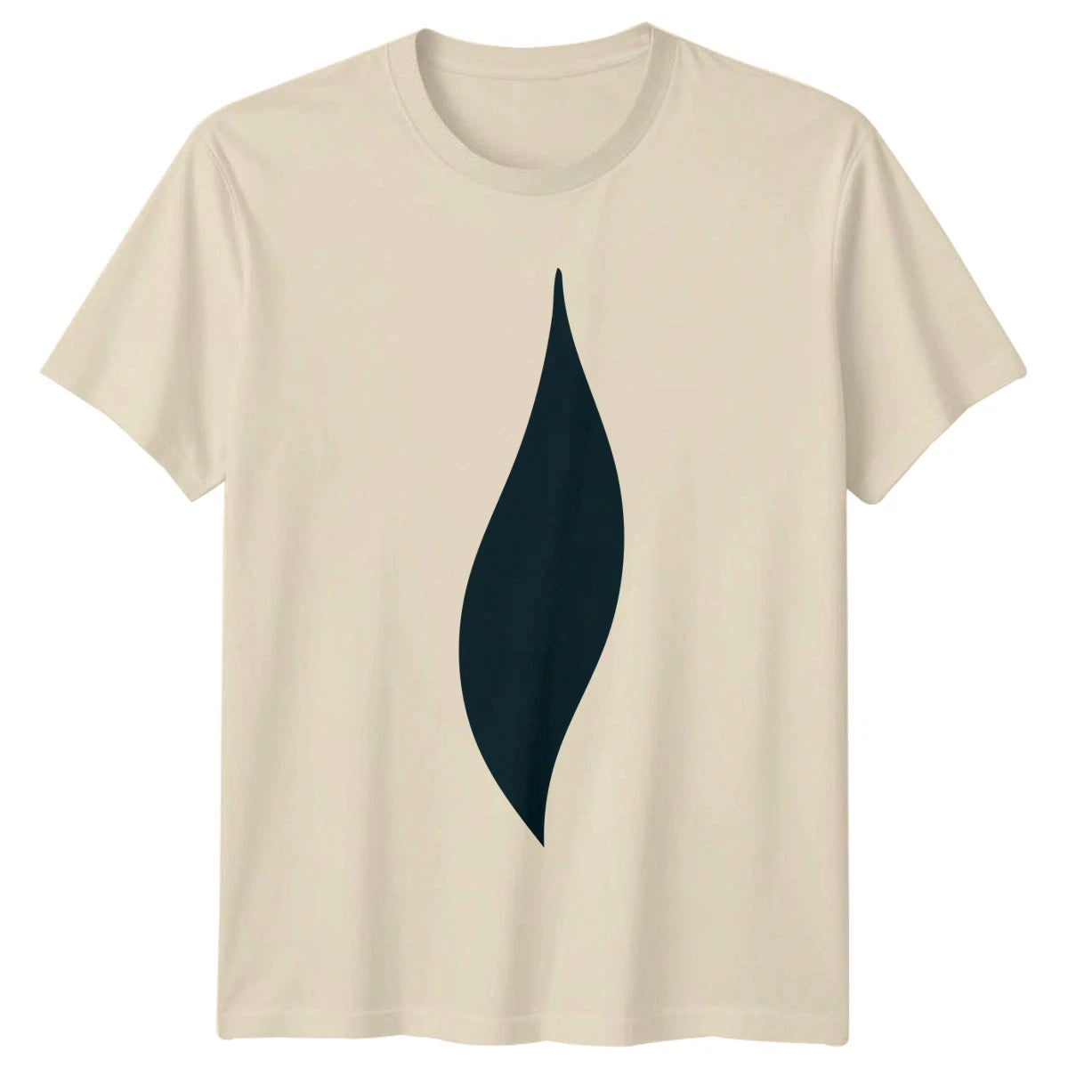 Modern Minimalist Abstract Flame Design T-Shirt Minimalism Abstract Art