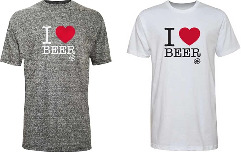 Von Zipper Men's I Heart Beer T-Shirt