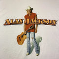 Vintage Alan Jackson 1999 Full Body Country Music White Shirt Image 1 of 3