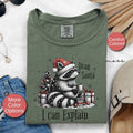 Women's Funny Raccoon Christmas T-Shirt Gift, Cute Raccoon Retro Holiday Vintage