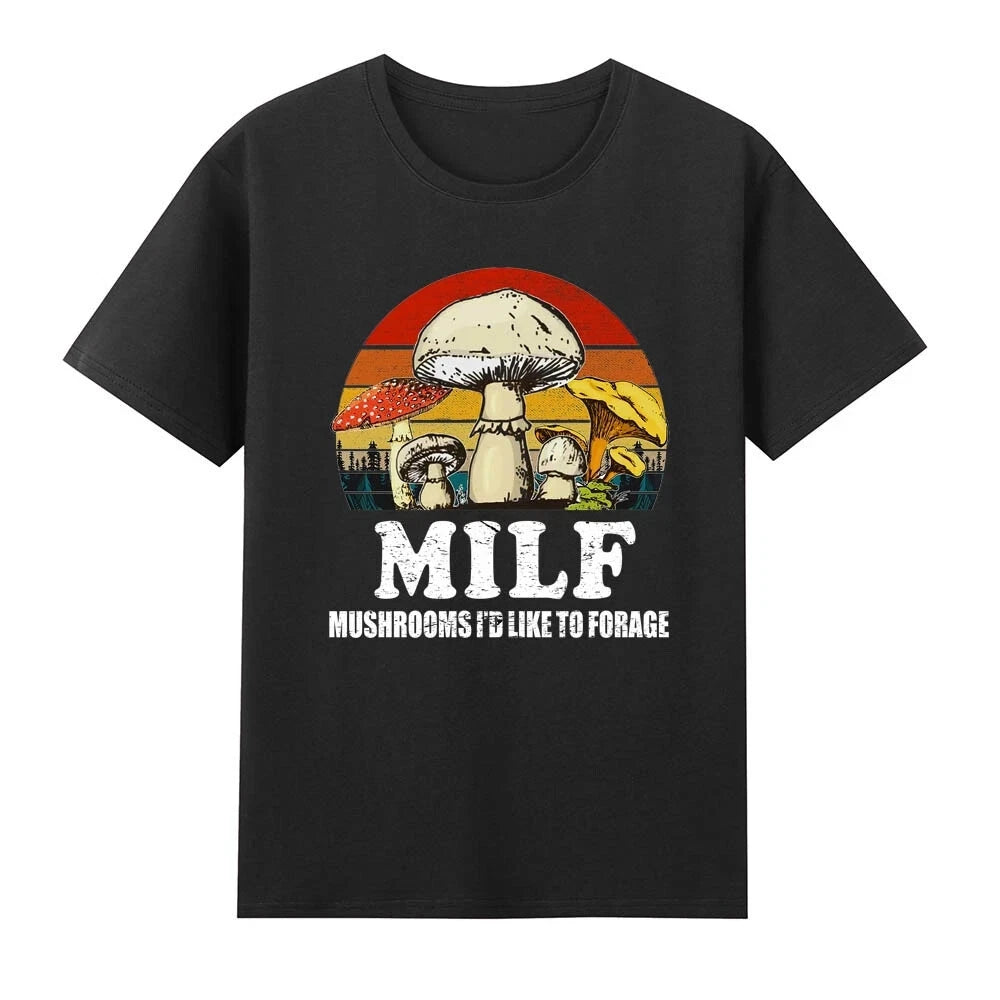 Mushroom Foraging Funny Fungi T-Shirt Nature Tee Image 1 of 3