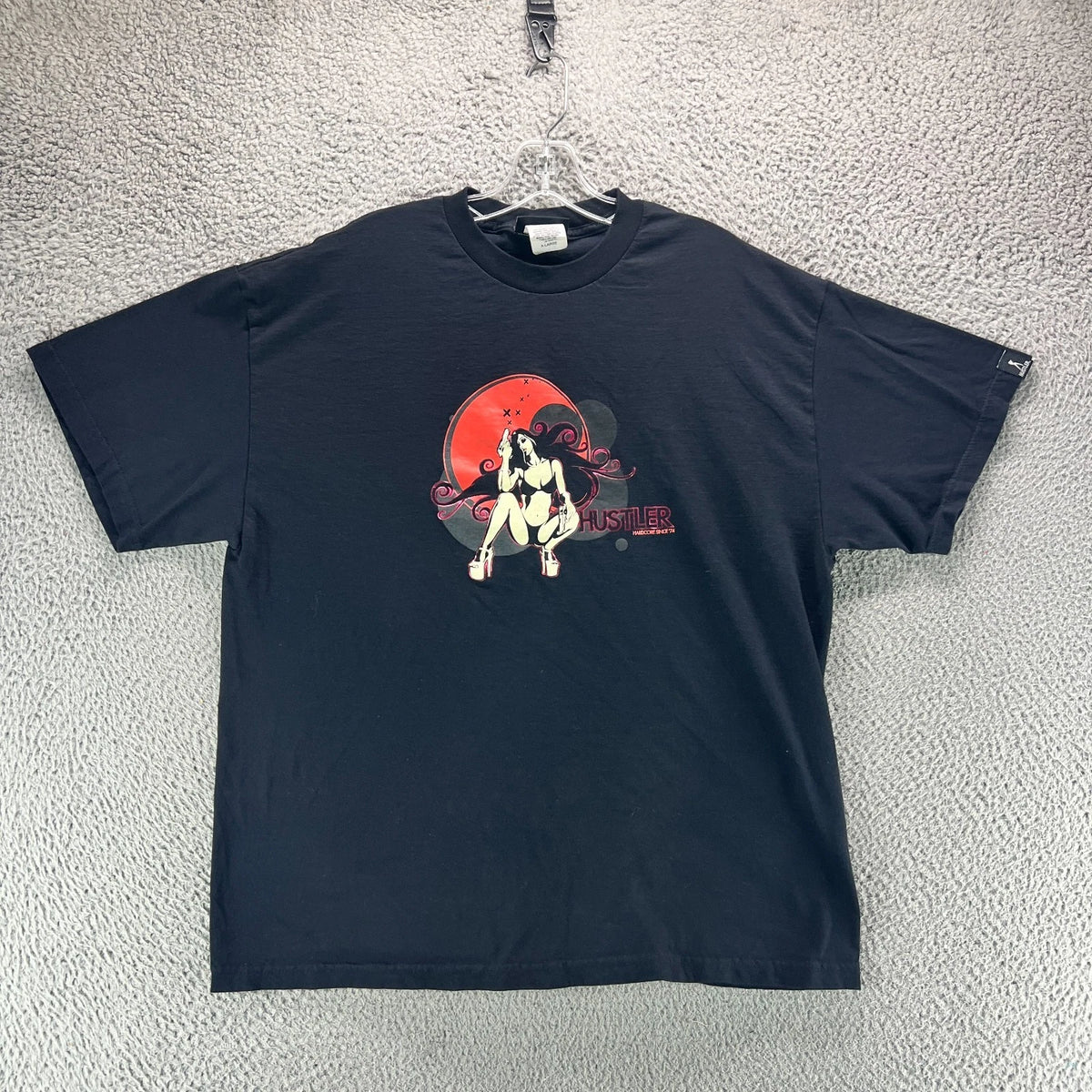 Vintage Hustler Shirt Mens XL Streetwear Rap Hip Grunge Tee Hippie Y2K 90s