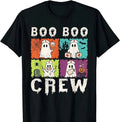 Boo Boo Crew Nurse Halloween Ghost Costume Unisex T-Shirt
