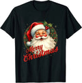 Retro Santa Claus Face Classic Vintage Christmas Unisex T-Shirt