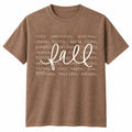 Cozy Fall T-Shirt Autumn Favorites Pumpkin Patch Thanksgiving Graphic Tee