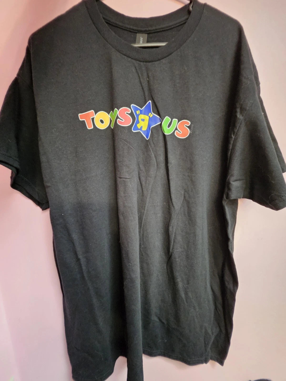 Toys R Us 80s 90s Retro Nostalgia Size XL Black Cotton T-Shirt